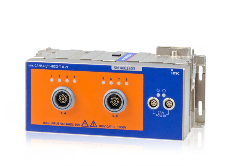 High isolation 6-channel CAN measurement module for voltage, temperature (RTD) and resistance (NTC)