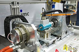 [Translate to Spanish:] Prüfstand für Pumpenmotoren