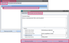 Speichern eines Kommentars über den Speicherassistenten Speichern eines Kommentars über den Speicherassistenten